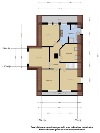 Floorplan - John Daltonhage 14, 8302 WT Emmeloord